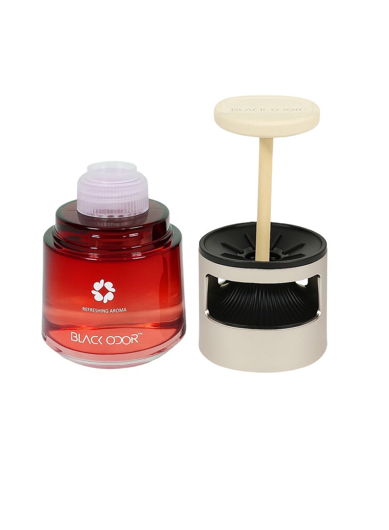 BLACK ODOR Car & Home Air Freshener 130ml BO-40 REF G-136, Long Lasting Dashboard Perfume, Imported Essential Oils from France | Leak Proof, Spill Free, Adjustable Intensity | Up to 60 Days Freshness, For Car, Office - Image 4