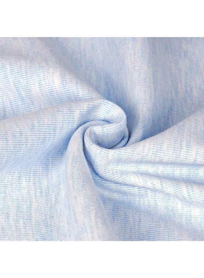 Zenssia Organic Cotton Toddler Pillowcase/Travel Pillowcase Pack of 2 Set 13x18 Inches with Envelope Closure - Soft & Breathable Baby Pillow Case Cover Solid Blue - Image 5