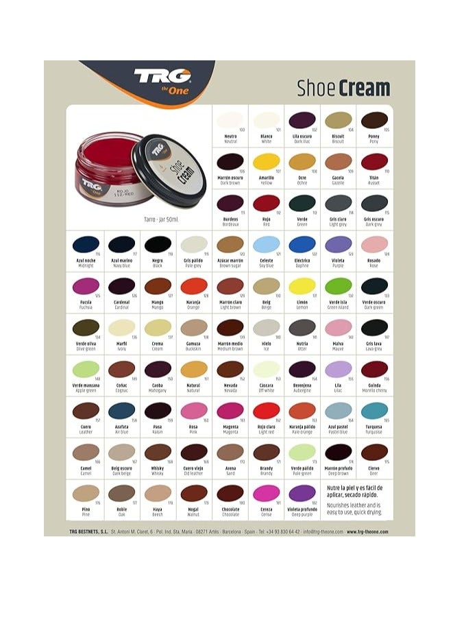 TRG Shoe Cream # 182 Deep Purple 50ml - Image 3