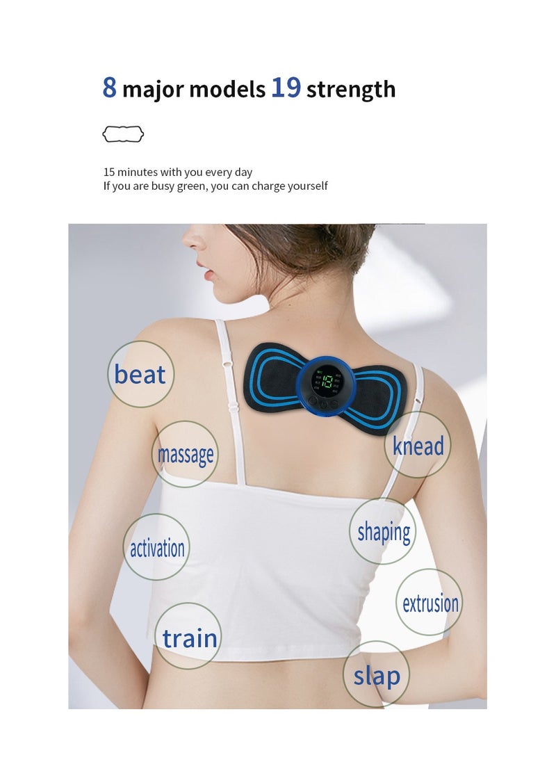 Generic - Electric Neck Massager EMS Cervical Vertebra Massage Patch For Muscle Pain Relief And Shoulder Relaxation Portable Neck Massage - Image 1