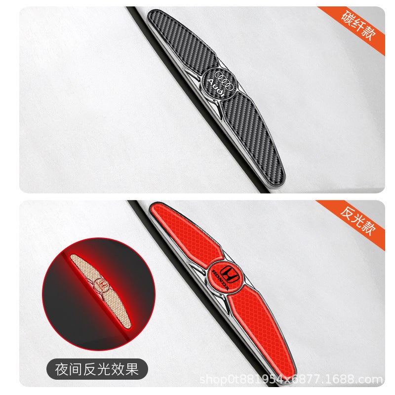 Car Door Bumper Strip Car Door Metal Carbon Fiber Bumper Anti-Scratch Anti-Scratch Strip Car Sticker - Image 4