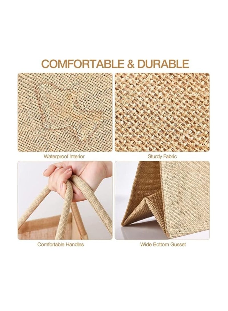 PRINTSHOP4ME Jute Bag Printed Ramadan Design–Reusable,Durable Tote For Gifting Or Everyday Use,Used For Festive Celebrations And Sustainable Living - Image 3