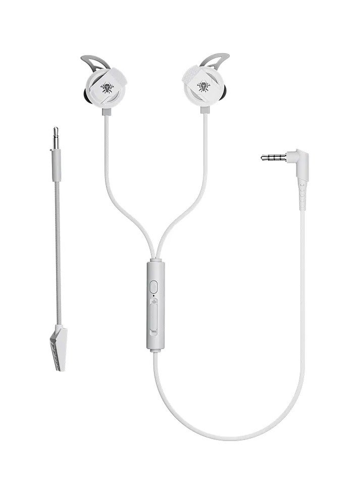 Plextone RX3 Pro Wired Earphones AUX 3.5mm Plug with Dual Microphone HD Detachable Side-mounted In-Ear Headphones Hifi Sound Quality for Mobile Phones and Tablets Color Gray - Image 2