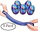 Anditoy 5 Pack Slime Eggs Stress Relief Toys Easter Eggs for Kids Boys Girls Easter Basket Stuffers Gifts Party Favors BluePurpleGold - Image 4