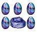 Anditoy 5 Pack Slime Eggs Stress Relief Toys Easter Eggs for Kids Boys Girls Easter Basket Stuffers Gifts Party Favors BluePurpleGold - Image 2