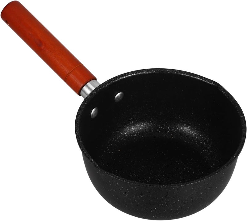 Mini Japanese Yukihira Pot 16cm Non-stick Cast Iron Saucepan Milk Boiling Pan Kitchen Small Pot Warmer for Food and Soup Cooking - Image 1