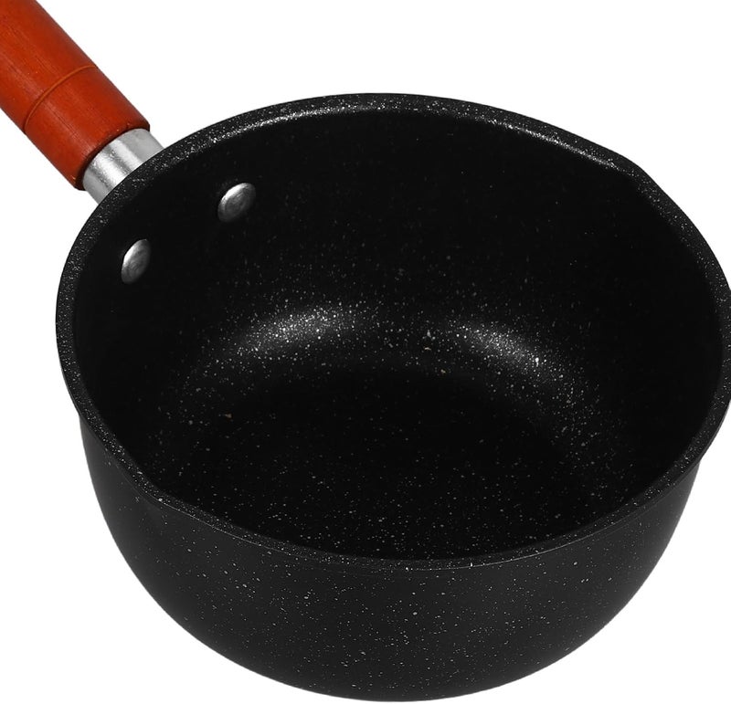 Mini Japanese Yukihira Pot 16cm Non-stick Cast Iron Saucepan Milk Boiling Pan Kitchen Small Pot Warmer for Food and Soup Cooking - Image 3