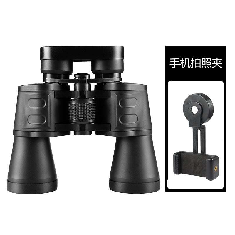 Generic Telescope wholesale high-power high-definition peak spectacle outdoor concert pick up mobile phone photo live cross-border hot sale MF20X50S with mobile phone clip photographed plus 5 yuan 