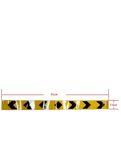 PLAIN D/Y+B REFLECTER 7.5*91CM