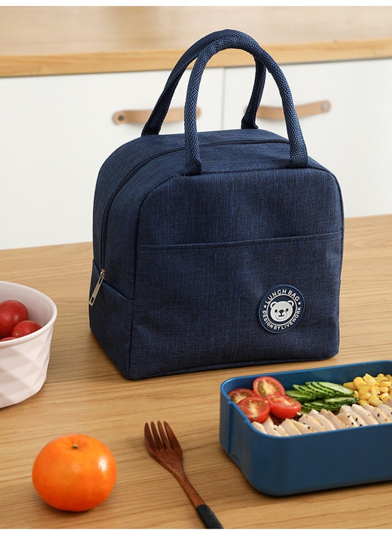 Lunch Bag Portable Insulation Bag Lunch Tote Bags Snack Bento Cooler Bag for Work Travel Picnic - Image 1
