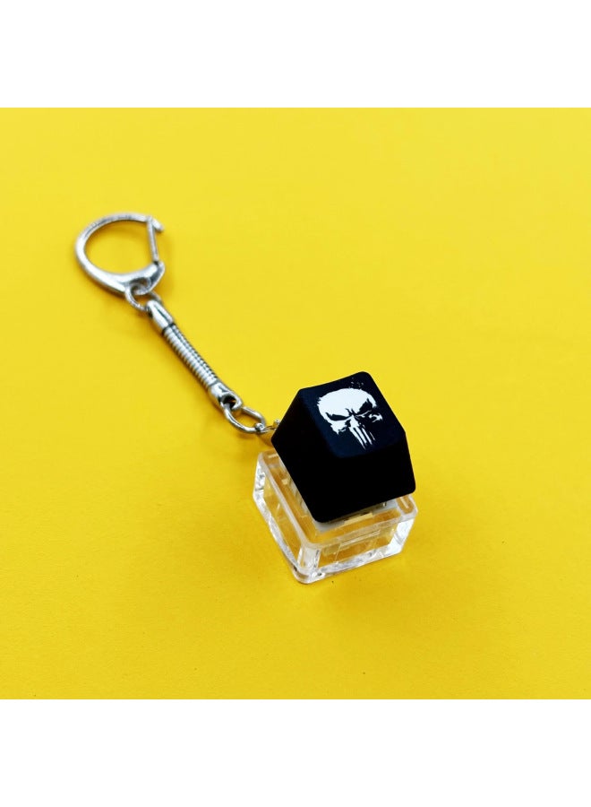 Popular Creative Press Decompression Artifact Single Key Keycap Cute Funny Style Mechanical Keyboard Anime Keychain Keycap 