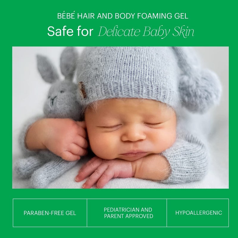 MAKARI Baby Hair & Body Foaming Gel | Gentle Wash for Sensitive & Delicate Skin | Hypoallergenic & Paraben-Free | Nourishing Cleanser with Coconut Oil & Panthenol - Image 4