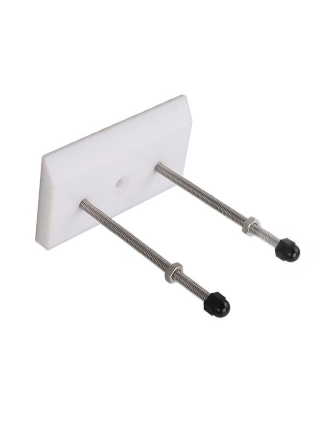Thoraya Skateboard Hanger Durable Acrylic Vertical Floating Effect High Stability Skateboard Wall Mount for Deck Display Storage White  - Image 2