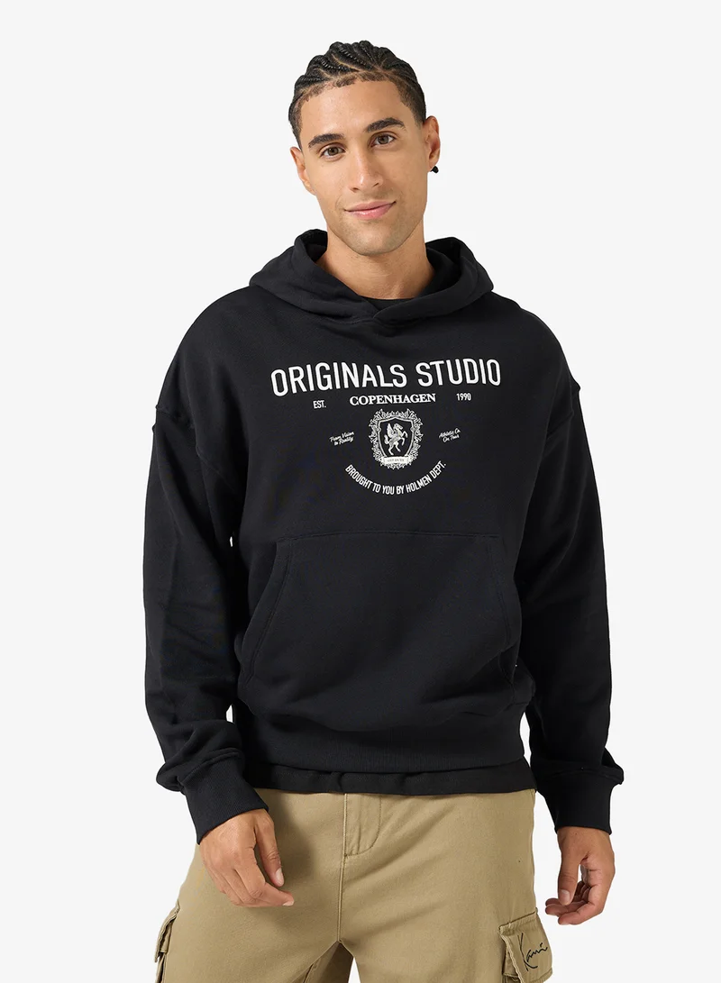 JACK & JONES Graphic Pullover Hoodie