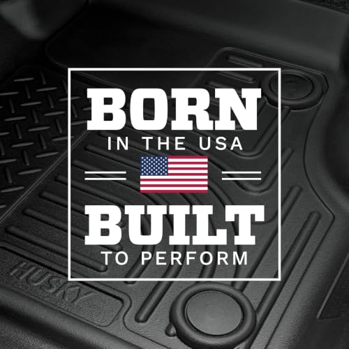 BDFHYK Husky Liners Weatherbeater Floor Mats  Fits 20222026 Ford Maverick Full Hybrid EVGas  Front Row 1pc Black  15841 - Image 4