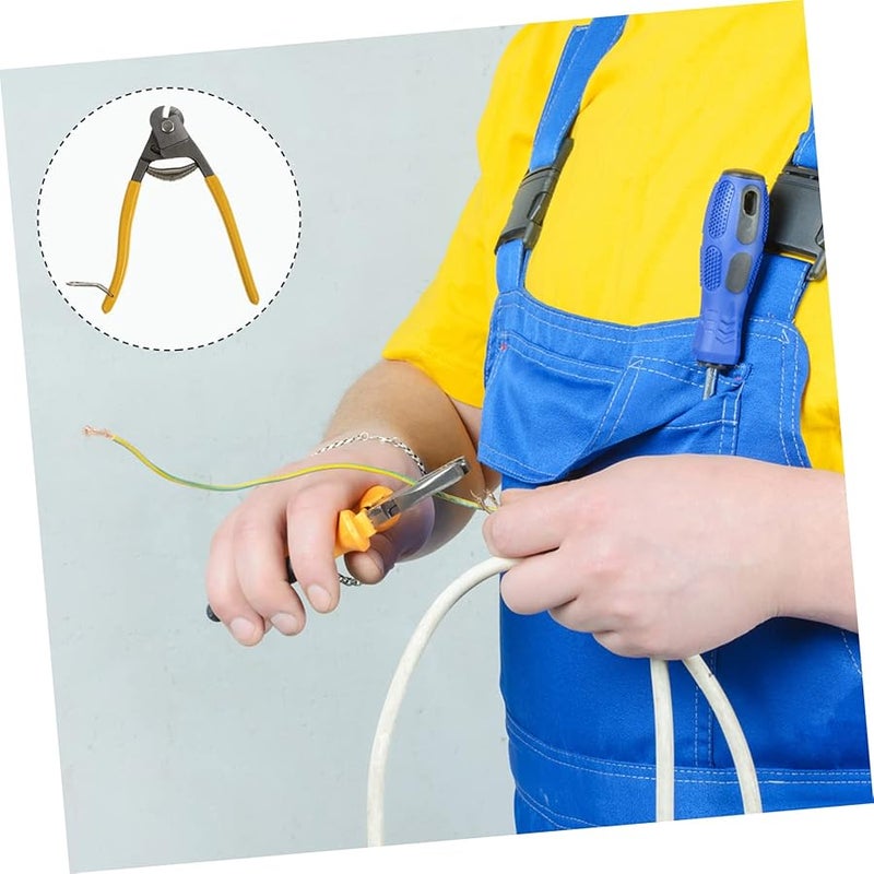 Heavy Duty Steel Wire Cable Cutter with Double Cutting Edges and Ergonomic Design - Image 3