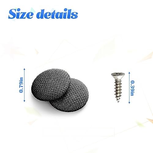 BESULEN 60 Pcs Car Roof Headliner Repair Kit, Grid Cloth Repair Button with Installation Tool, Auto Roof Snap Rivets Retainer for Interior Ceiling Cloth Fixing Repair Buckle (Black) - Image 2
