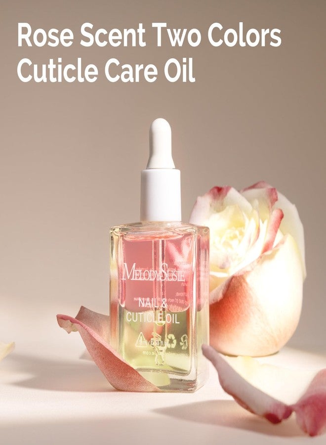 MelodySusie زيت الجلد MelodySusie 15 مل، مقوي أظافر مع زيت الجوجوبا وفيتامين E، يعزز نمو الأظافر ويصلح الجلد، يرطب ويغذي البشرة الجافة، وردي - Image 2