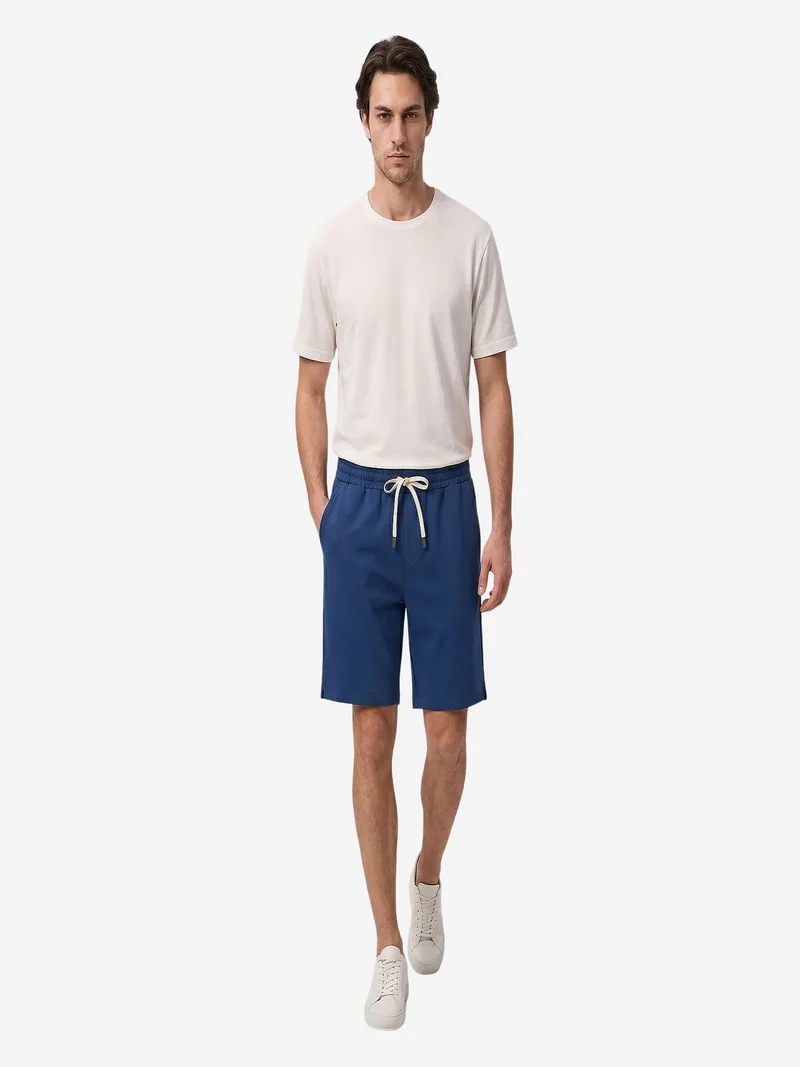 TOMMY Men's Mid Waist Jersey Shorts