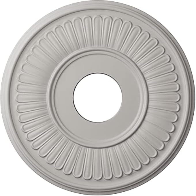 CM15BEUWF BERKSHIRE CEILING MEDALLION, 15 3/4"OD X 3 7/8"ID X 3/4"P (FITS CANOPIES UP TO 7"), HAND-PAINTED ULTRA PURE WHITE - Image 2