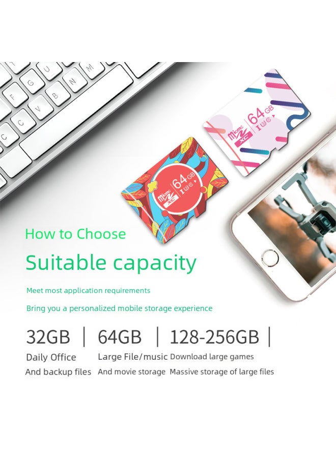 Memory Card Small Capacity 128m Speaker 256m Point Reading Pen 512m Bluetooth Headset 1g Early Education Machine 2G-Color:Black-Capacity:4gb-high Speed C10-high Quality Edition  - Image 5