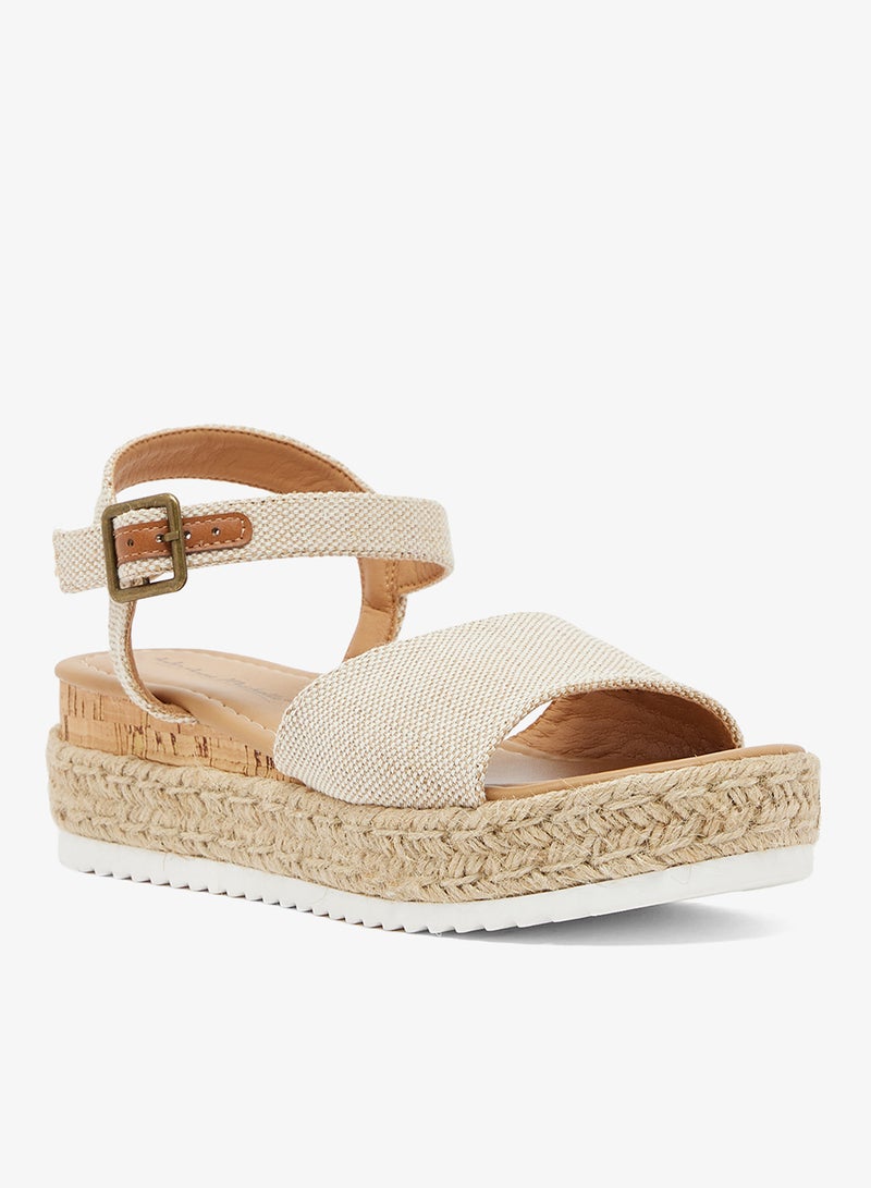 Anne Michelle Low Wedged Flatform Sandal - Image 2