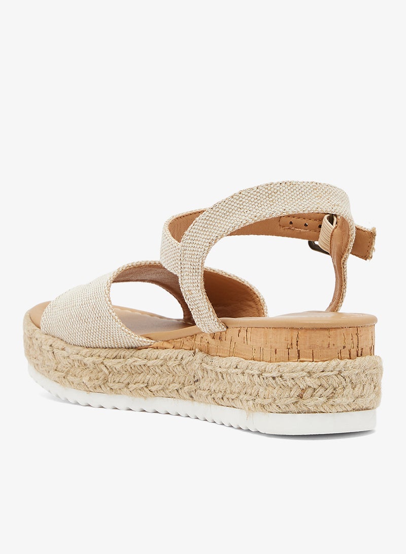Anne Michelle Low Wedged Flatform Sandal - Image 3