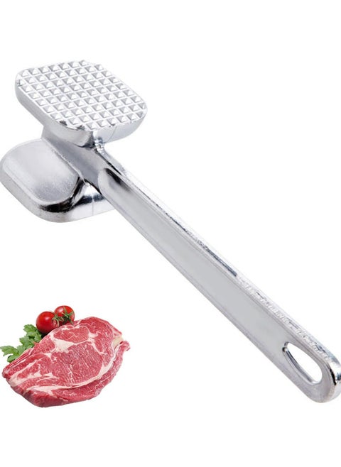 Stainless Steel Meat Tenderizer Hammer for Steak, Chicken, and Beef
