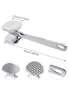 Oasisgalore Stainless Steel Meat Tenderizer Hammer for Steak, Chicken, and Beef  - Image 2