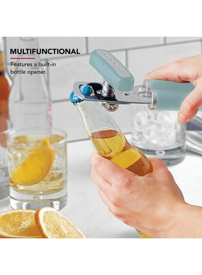 KitchenAid Classic Multifunction Can Opener and Bottle Opener Easy to Use, Razor Sharp Stainless Steel Cutting Wheel, Soft Ergonomic Handles, Mineral Water - Image 4