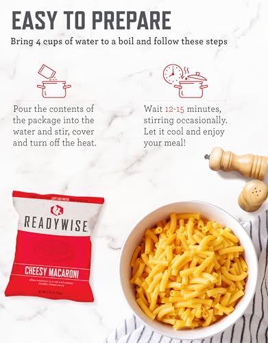 ReadyWise Emergency Food Supply - 132 Servings, Survival Bucket, Dehydrated & Freeze Dried Protein Meals, Camping Essentials, Ready to Eat Disaster Prepping Supplies,up to 25 Year Shelf Life - Image 2