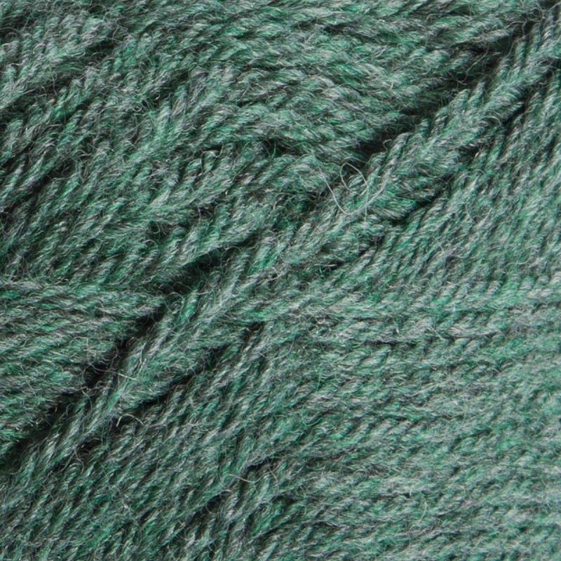KnitPicks Wool of The Andes Worsted Weight 100% Wool Yarn Green (1 Ball - Noble Heather) - Image 2