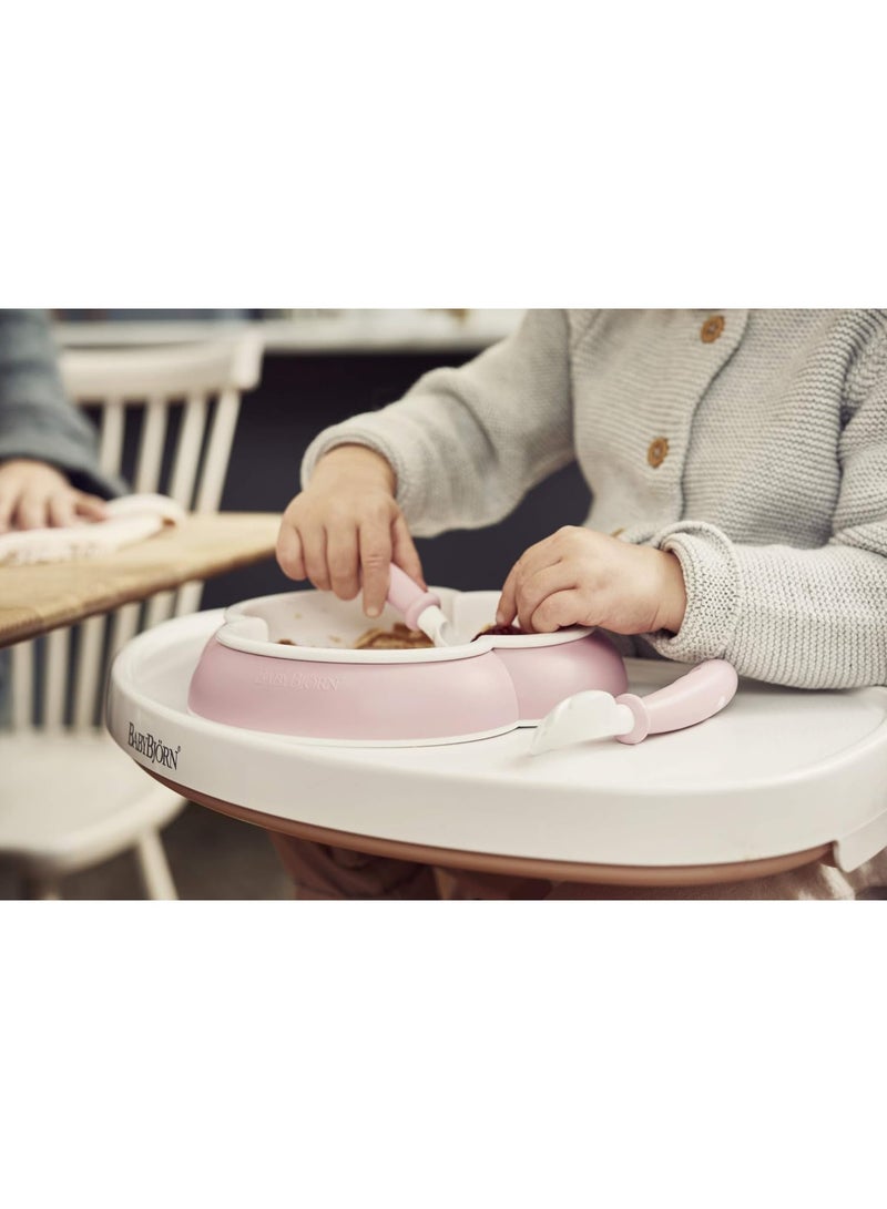 BABYBJORN BABYBJÖRN Baby Feeding Set, Powder Pink , 4 Piece Set  - Image 3