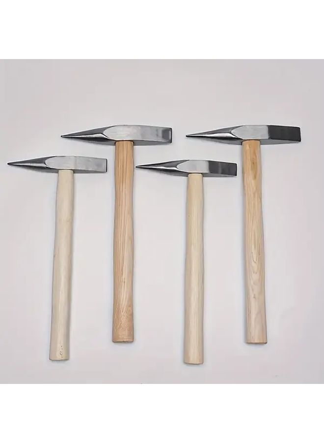 1pc Welding Hammer Wooden Handle Dual Head Slag Removal Ice Breaking - Image 5