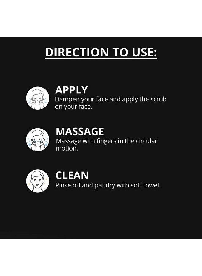 MANCODE - Man Code Charcoal Scrub For Men Deep Cleansing Gentle Exfoliator Fresh Refreshing Detoxifying Skin Activated Bamboo Charcoal Extract 100 Gm (Pack Of 1) - Image 1