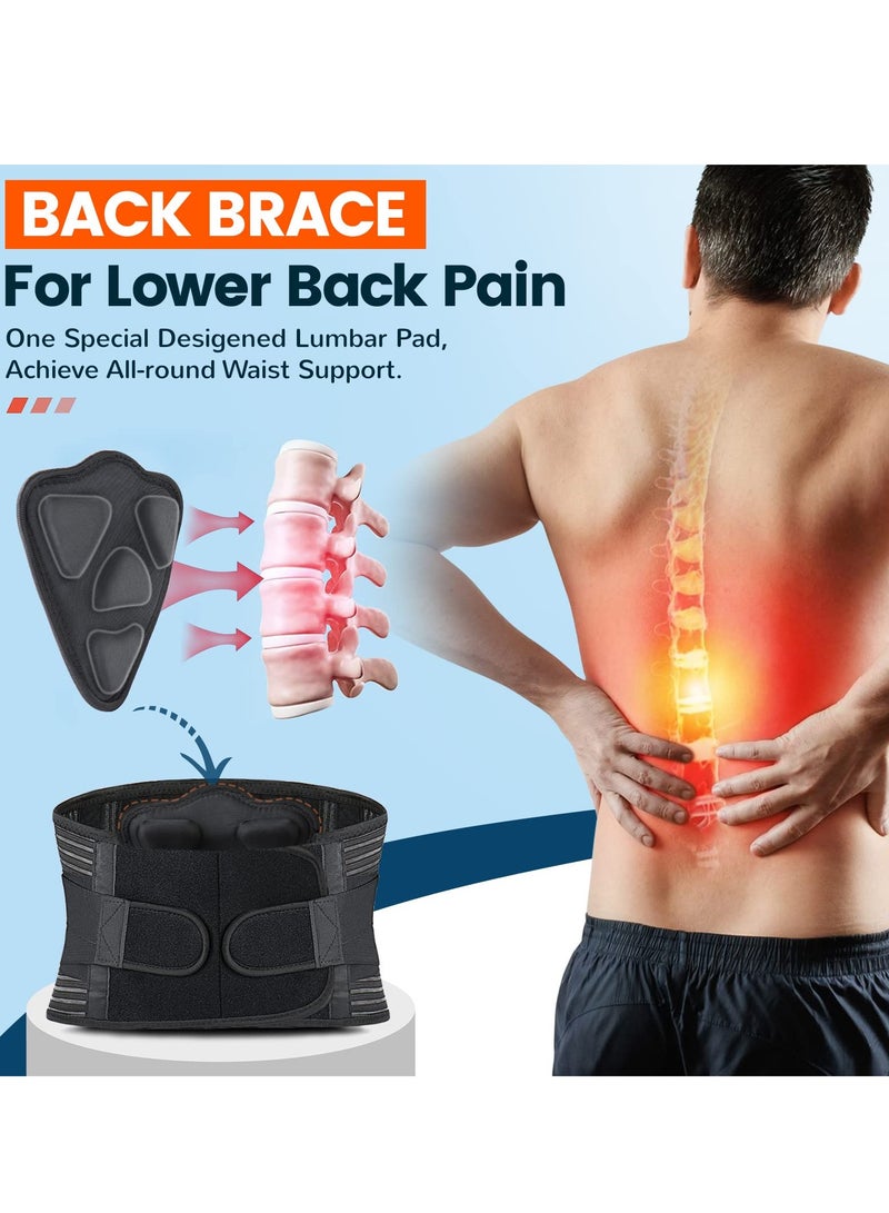 Lumbar Support Back Brace for Lower Back Pain Relief - Breathable Waist Support for Heavy Lifting in Men & Women - Ideal for Sciatica, Herniated Disc, and More. - Image 2