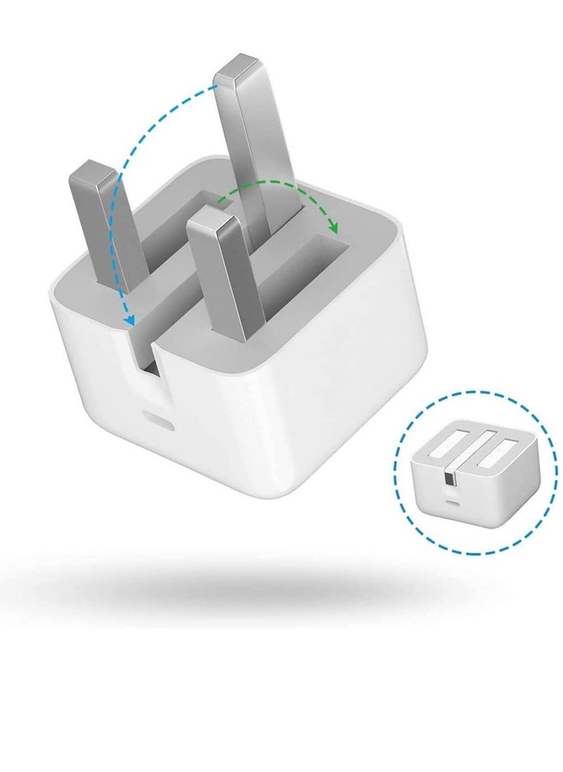 BGM iPhone Charger Fast PD20W USB C Wall Charger Fast Charging Type-C USB Charger Plug Universal Travel Adapter Type C Wall Plug Compatible for iPad Pro,iPad mini, iPhone 13 Pro/13 Pro Max - Image 2