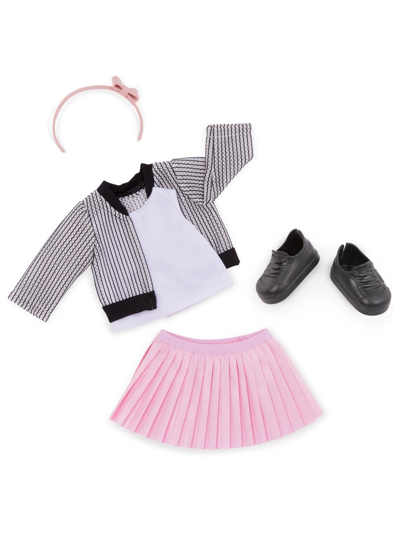 Our Generation - Jacinta 18-Inch Fashion Doll With Pink Skirt Sweater Stylish Dress-Up And Imaginative Play Soft Body With Movable Limbs, Fabric Clothing Age 3 Years And Up - Image 1