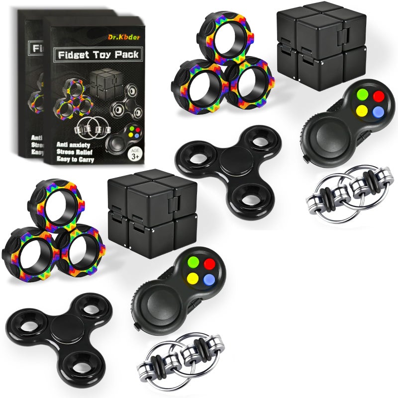 Dr.Kbder Easter Basket Stuffers for Teen Boys Fidget Toys Adults Set Fidgets for Classroom Must Have Autism Sensory Pack Figette Cube ADHD Special Treasure Prize Tool Stress Relief Desk Cool Gadget for Kid - Image 3