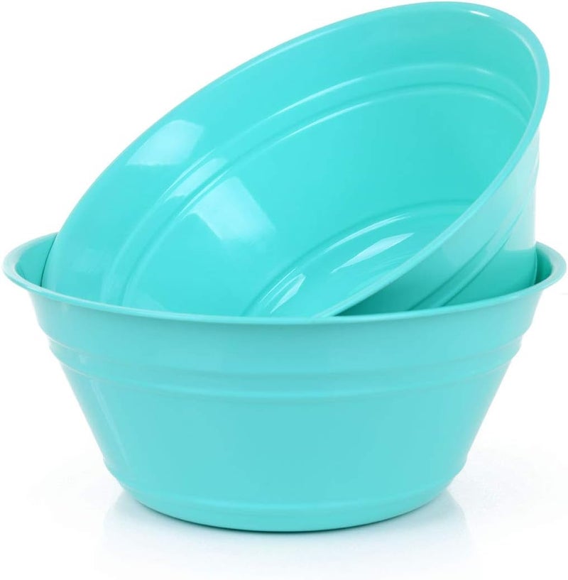 Mintra Office Mintra Home Snack Bowls Large 2pk 4L Teal - Image 1