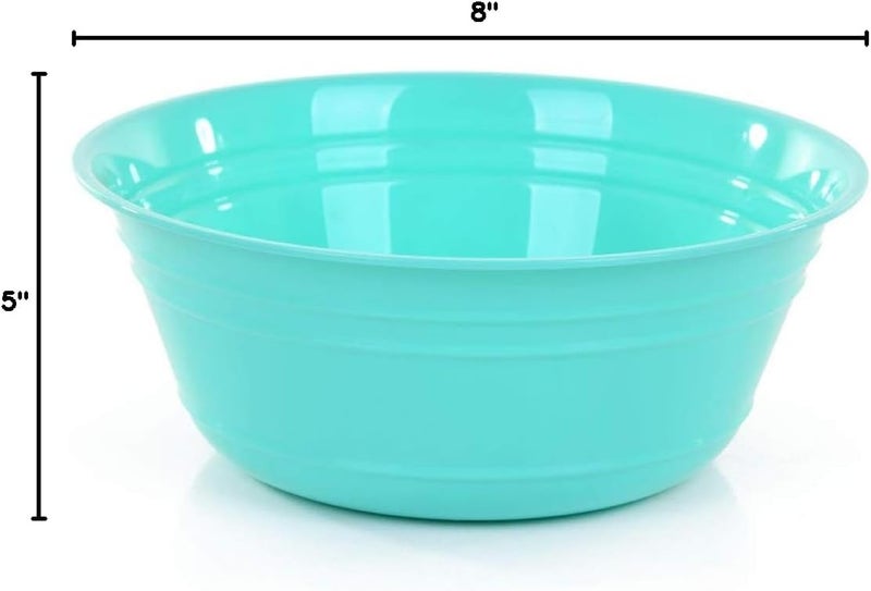 Mintra Office Mintra Home Snack Bowls Large 2pk 4L Teal - Image 3