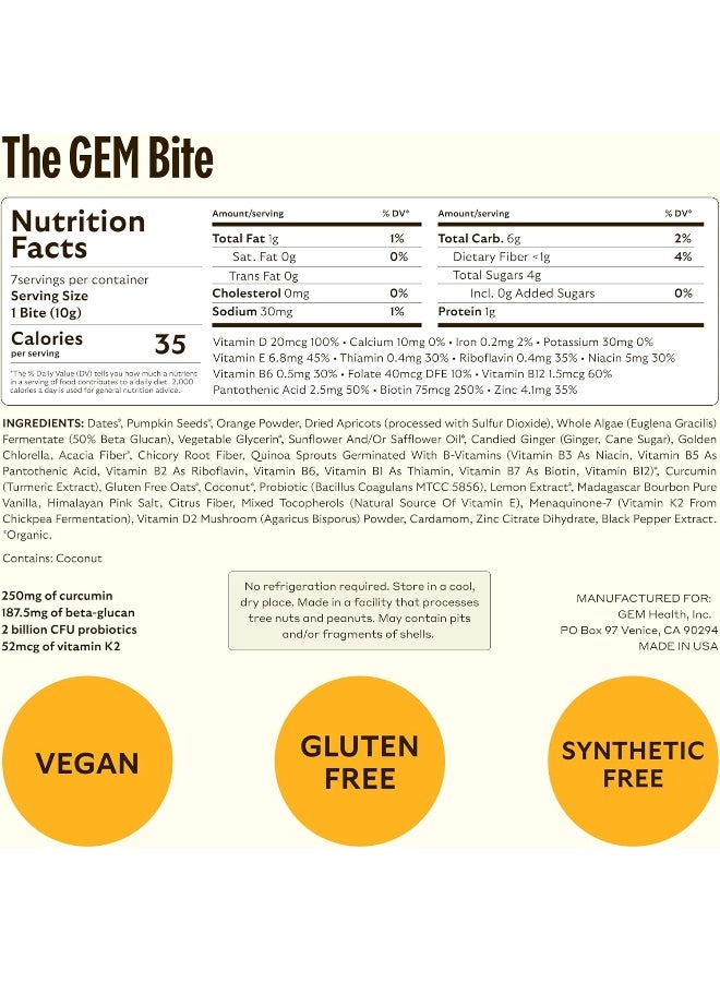 Gem Nutrient-Dense Energy Bites Variety Pack for Adults - Image 5