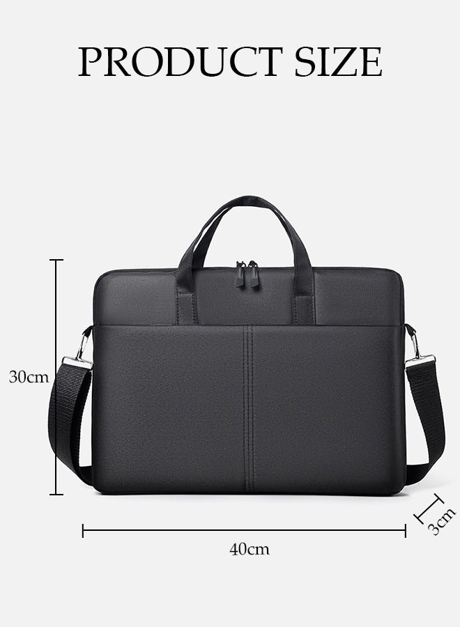 DUNISO Laptop Bag with Multi Compartment Lightweight Laptop Hand Bag Crossbody Bag Travel Business Briefcase Water-Resistant Dust-proof Shoulder Messenger Bag for Men and Women Work Office  - Image 4