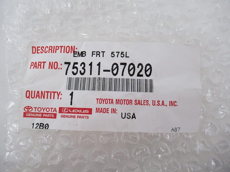 Toyota 75311-07020 Radiator Grille Emblem - Genuine OEM Chrome Part - Image 4
