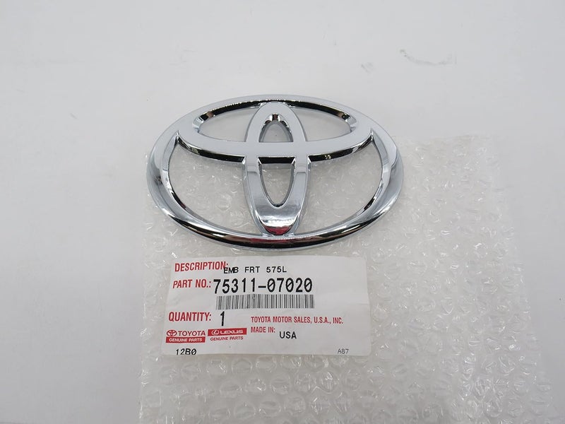 Toyota 75311-07020 Radiator Grille Emblem - Genuine OEM Chrome Part - Image 3