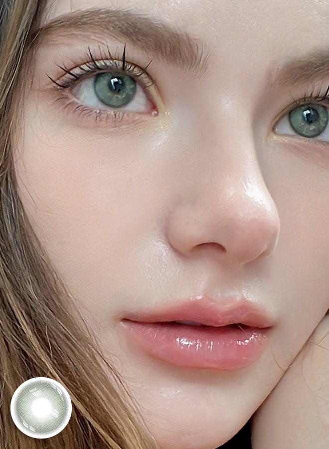 سيدة جديدة عدسات لاصقة ملونة خضراء من فريش ليدي للاستخدام السنوي - Image 4