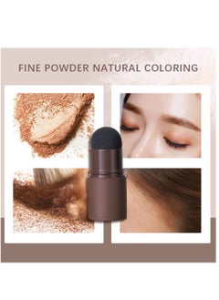 ibcccndc Eyebrow Stamp Stencil Kit Long Lasting & Waterproof ​Eyebrow Stamp and Shaping Kit for Perfect Brow with 10 Reusable Eyebrow Stencil and 2 Spiral Eyebrow Brushes No.02 Light Brown  - Image 3