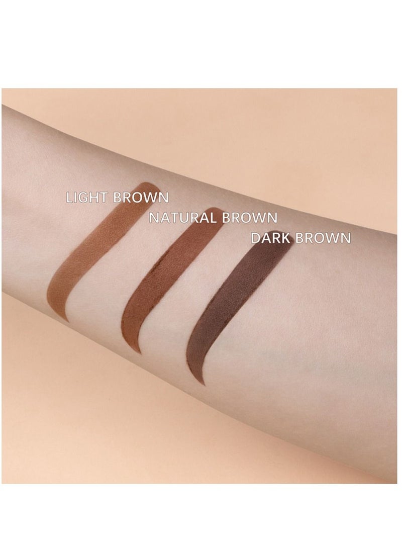 ibcccndc - Eyebrow Stamp Stencil Kit Long Lasting & Waterproof ​Eyebrow Stamp and Shaping Kit for Perfect Brow with 10 Reusable Eyebrow Stencil and 2 Spiral Eyebrow Brushes No.02 Light Brown - Image 1