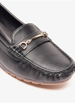 Le Confort حذاء نسائي سهل الارتداء بلمسات معدنية وكعب إسفيني  - Image 5