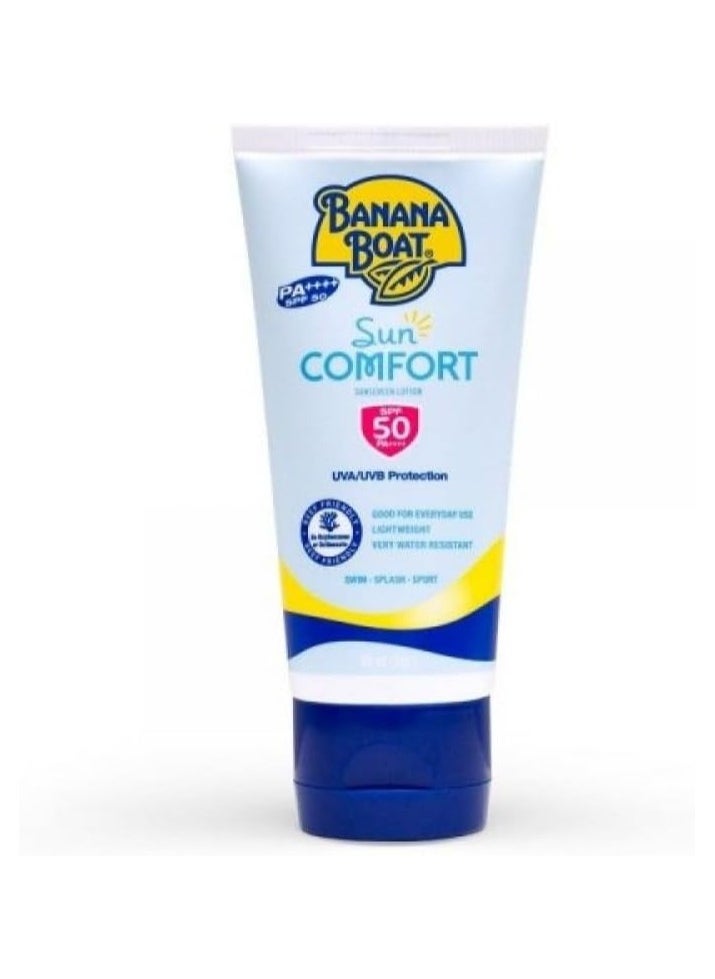 BANANA BOAT - Banana Boat Sun Comfort Sunscreen Lotion SPF 50, 90 ml - Image 1